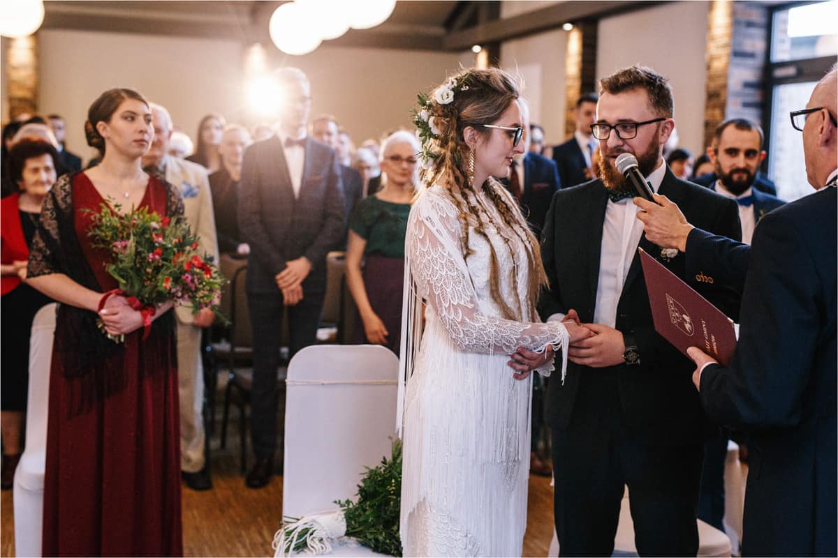 Gosia & Tomek | zimowy ślub w Gościńcu za Borem 22