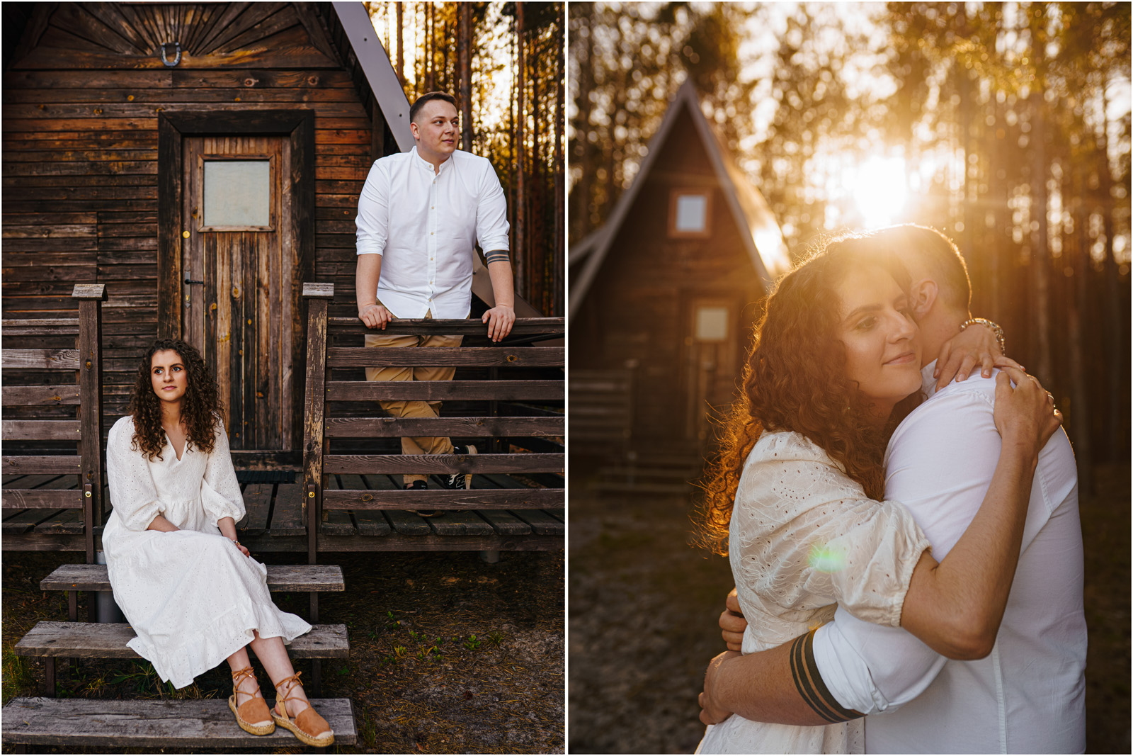 Paulina & Szymon | sesja w leśnej chatce i na Miedziance 3