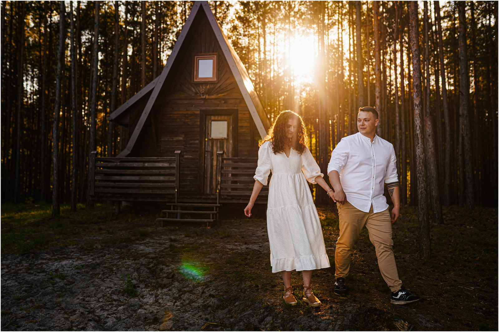 Paulina & Szymon | sesja w leśnej chatce i na Miedziance 2
