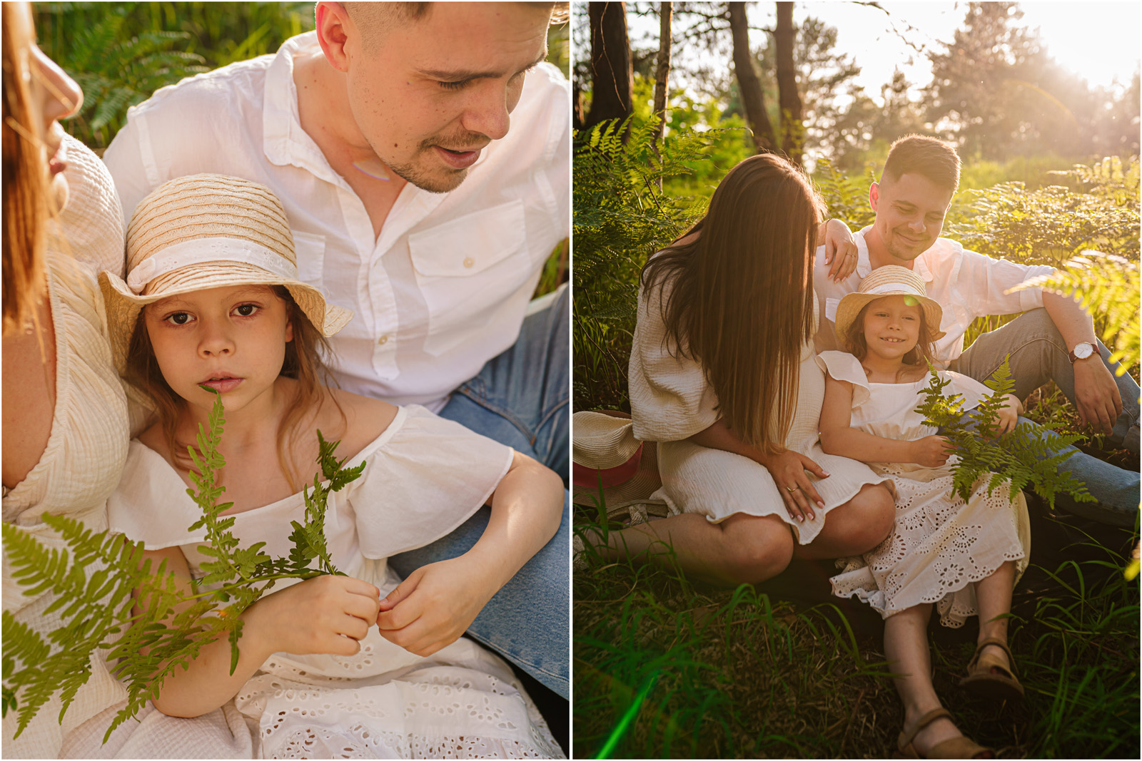 Iza, Piotrek i Zuzia | rodzinna sesja w rezerwacie Grabina-Dalnia 16
